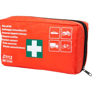 Apteczka samochodowa CLASSIC DIN 13164 - etui twarde i miękkie. 