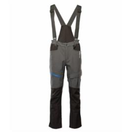 tO8SS - TOPAZ TOPAZ SPODNIE SOFTSHELL OCIEPLANE STAL/CZARNY - S-4XL.