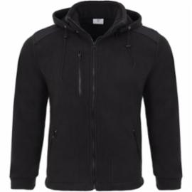 FLRA 340 BUS HOOD PREMIUM - bluza polarowa z odpinanym kapturem 350-360 g/m2 - 5 kolorów - XS-5XL.