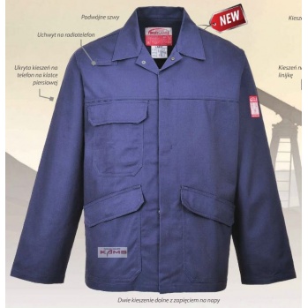 FR35- Bluza Bizflame Pro - antystatyczna bluza dla spawaczy - S-2XL.