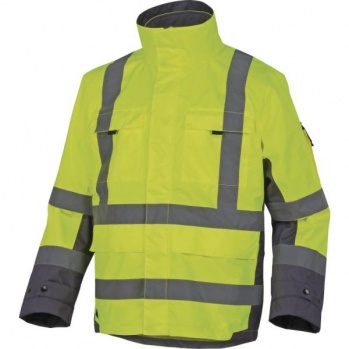 TARMAC - kurtka odblaskowa 4w1, ocieplana, przeciwdeszczowa z podpinką 4 w 1, POLIESTER OXFORD PU - 2 kolory - S-3XL.