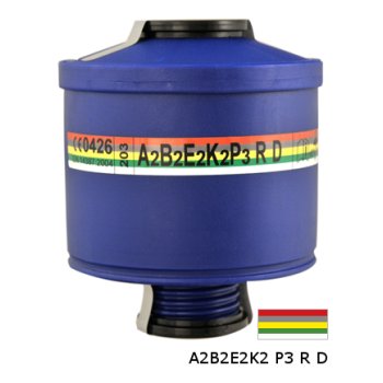 Filtropochłaniacz 203 A2-B2-E2-K2-P3 Spasciani gwint RD40 10 lat ważności