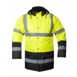 REF603 H89 - kurtka ocieplana HIVIZ, posiada pasy odblaskowe - S-4XL