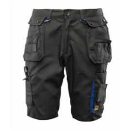 A8KS - SEVEN KINGS SPODNIE KRÓTKIE TOPAZ STAL, POLIESTER/BAWEŁNA (65% /35%), 260G/M2, 2 KOLORY - 44-62