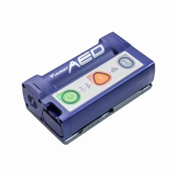 AED Vivest P3 - Kompaktowy lekki defibrylator AED IP65 pełna skuteczność terapeutyczna posiada tryb pdiatryczny mocna konstrukcja odporna na upadki do 1,5 wysokości - KOD4