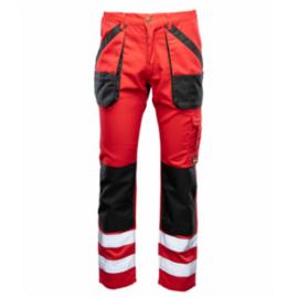 APSP - spodnie robocze do pasa trwała tkanina 260 g/m² potrójne szwy CORDURA na kolanach liczne kieszenie regulacja pasa Poliester 65% Bawełna 35% pasy odblaskowe 5 cm - rozmiary 24-110