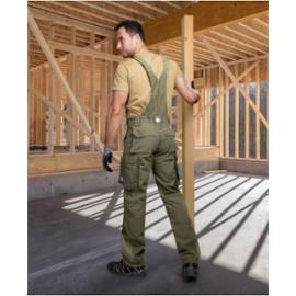 ARDON URBAN+ - Spodnie ogrodniczki ARDONURBAN+ khaki skrócone - S-2XL