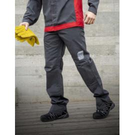 PROHEATECT H5703 - spodnie chronne spawalnicze, wysoka temperatura płomienie, patka osłona obuwia, 100% bawełna, 260 g/m² - 46-64.