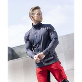 ARDON®CITYCONIC® - Stretchowa męska bluza ze stójką z technicznego materiału ARDON®TOPLYRON nie elektryzuje się elementy odblaskowe - XS-5XL