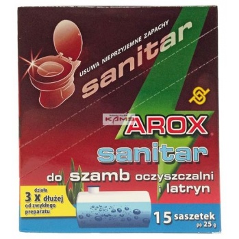 AROX-SANIT15X25 - SANITAR do szamb i oczyszczalni 15x25 g.