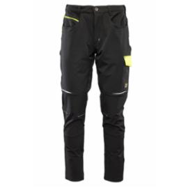 ARSS - Spodnie softshell RIVAL w kolorze czarno-żółtym 260 g/m2 - 24-110