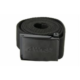 BELT MAMBA - Pasek do spodni 4WRK Mamba black - black metal - uniwersalny