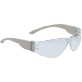 BRAVA2 WHEAT INCOLORE - lekkie okulary ochronne ekologiczne (66% biomateriałów) odporne na zarysowania i UV kompatybilne z nausznikami waga 27g do użytku wewnętrznego unisex poliwęglan 100%