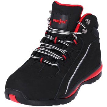Trzewilki buty bezpieczne skóra nubuk podnosek podeszwa antypoślizgowa EVA GUMA BRVAN-T SB FO SRA - 36-48