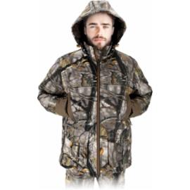 BULL - męska kurtka ocieplana kołnierz stójka trwała wygodna pikowana podszewka odpinany kaptur 5 kieszeni wentylacja pod pachami regulacja rękawów - M-3XL