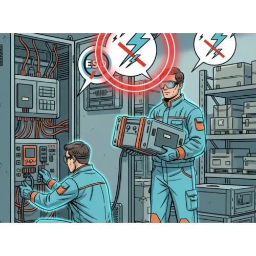 Jak chronić elektronikę w magazynach energii? Kluczowa rola odzieży ESD
