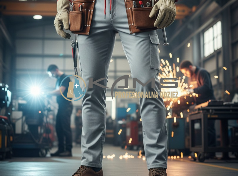 Spodnie robocze na gumce | ze ściągaczem – komfort i praktyczność w jednym