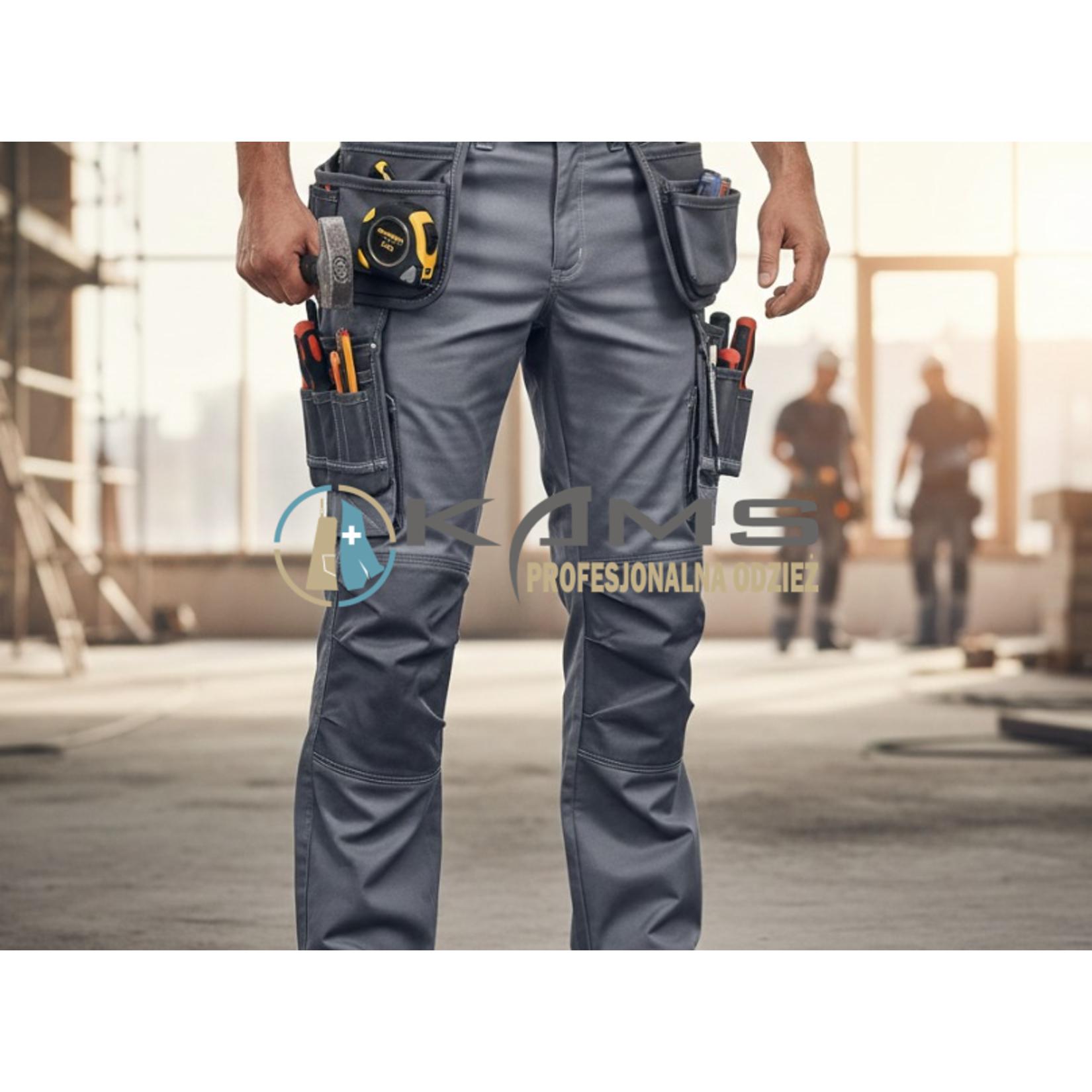 Spodnie robocze z kieszeniami (dużo kieszeni | kaburowe) – funkcjonalność bez granic