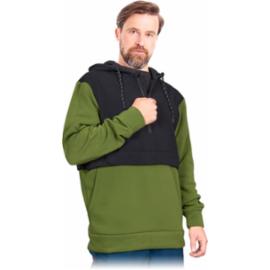 CAJMAN - Bluza męska dzianina 100% poliester 260 g/m2 suwak w górnej części kaptur ściągany na troczki - M-3XL