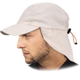 CZNECK - czapka ochronna z daszkiem oraz przedłużanym tyłem, 100% poliester- uni