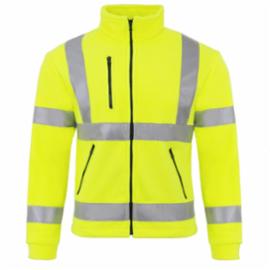 FLRA340 - Bluza polarowa z materiału fluorescencyjnego, - 3 kolory - XS-3XL