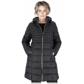 GRITA - Pikowana kurtka ochronna ocieplana damska zamek błyskawiczny stójka odsuwany kaptur ściągany troczki dwie kieszenie tkanina 100% nylon 37g/m² wyściółka 100% poliester 220 g/m² - S-3XL