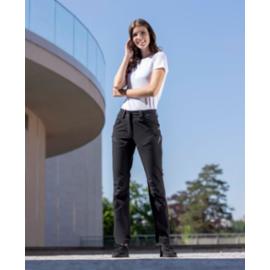 Damskie spodnie softshellowe CITYCONIC materiał Nylon/Elastan czarne wodoodporne - 34-52