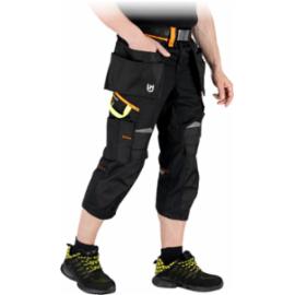 HARVERCOOL-R - Spodnie męskie ochronne krótkie typu rybaczki wzmocnienia Oxford liczne kieszenie i na władki nakolannikowe odblaski fason REGULAR 65% poliester 35% bawełna 185 g/m² - S-3XL