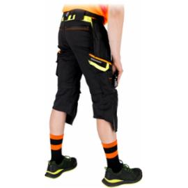 HARVERCOOL-TR - Spodnie męskie ochronne 2w1 z odpinanymi nogawkami wzmocnienia Oxford elastyczne strefy liczne kieszenie odblaski fason REGULAR 65% poliester, 35% bawełna 290 g/m² - S-3XL