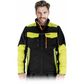 HARVERCOOL-WJ - Kurtka męska ochronna ocieplana pikowana ocieplany kołnierz wiele kieszeni odblaski regulacja dołu rękawy ze ściągaczem 80% poliester 20% bawełna podszewka 100% poliester – S-3XL