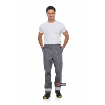 HETMAN SPODNIE DO PASA PETROCHEMIK - profesjonalna odzież robocza branża petrochemiczna i spawacza tkanina MULTI 75% bawełna 24% poliester 1% nić węglowa 280g/m² odporne na uszkodzenia - 10 rozmiarów