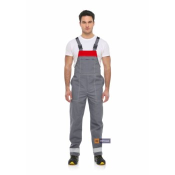 HETMAN SPODNIE OGRODNICZKI PETROCHEMIK N - profesjonalne spodnie kwasozasadoochronne trudno zapalna antyelektrostatyczna MULTI 75% bawełna 24% poliester 1% nić węglowa 280g/m² - 10 rozmiarów
