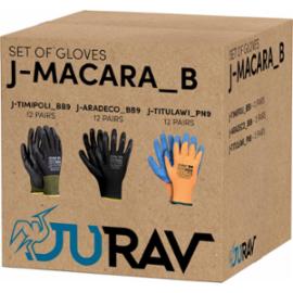 J-MACARA_B - Zestaw rękawic JURAV