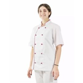 K13RK - BLUZA GASTRONOMICZNA KITEL KUCHARSKI Z LAMÓWKĄ - UNI - 7 kolorów - S-3XL