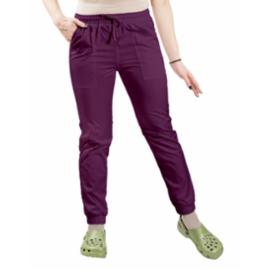 K15STR - SPODNIE DAMSKIE JOGGERY STRETCH STRECZ SPODNIE ELASTYCZNE MEDYCZNE - 10 kolorów - XS-2XL