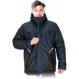 LH-ASTRAL-LJ - Kurtka ochronna ocieplana w wersji przedłużanej męska stójka odsuwany kaptur rękawy zakończone zapięciem na rzep elementy odblaskowe - M-3XL