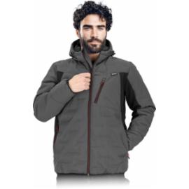 LH-NORDLAND - męska kurtka ochronna ocieplana L.HOLLMAN pikowana wodoodporna oddychająca kaptur odblaskowe elementy kieszenie na suwak elastyczne wykończenia - M-3XL