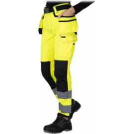 LH-WESPE-T - Spodnie ochronne do pasa WESPE damskie 6 kieszeni idealne dla monterek i innych służb porządkowych końcówki tkanina splot twill 86% poliester 14% bawełna o gramaturze 300 g/m² - 34-56