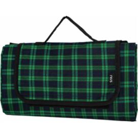 MAT mata piknikowa - składana zapinana na rzep uchwyt do przenoszenia do parku i ogrodu unisex poliester PE 70 1 0 - 130x150 oraz 150x200 cm