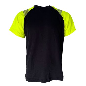 ORION T-shirt DWUKOLOROWY- T-shirt ORION ściągacz przy szyi rękaw w kontrastowym kolorze drobne elementy odblaskowe na rękawach 45% poliester na zewnątrz + 55% bawełna od wewnątrz - 2 kolory - S-3XL 