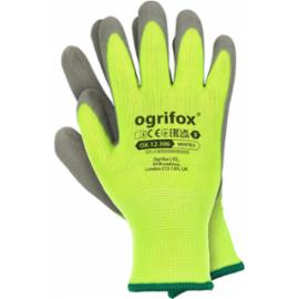 OX-WINTEX - Rękawice ochronne ocieplan dziane zewnątrz 100% poliester (ścieg 15) od wewnątrz 100% przędza akrylowa (ścieg 7) porowate na zewnątrz budownictwo transport - 7-10