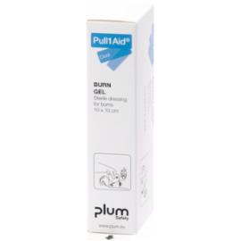 PLPULL1AID-BG - Opatrunek żelowy Pull1Aid Burn Gel w przypadku wystąpienia oparzeń szybko chłodzi i łagodzi ból 10 x 10 cm - 2 saszetki