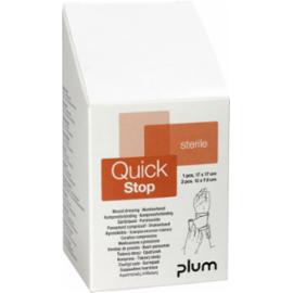 PLQUICKSTOP - Zestaw opatrunkowy na rany QuickStop sterylny ze zintegrowanym uciskiem do mniejszych i większych krwawień