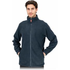 Męska bluza ochronna stójka zamek dzianina polarowa fason grafitowy. REGULAR POLAR-SMOFI - M-3XL