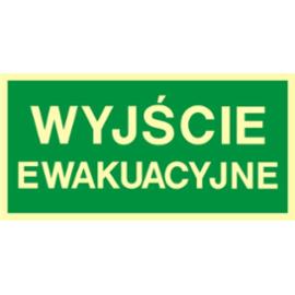 AA001CEPS - ZNAK EWAKUACYJNY - WYJŚCIE EWAKUACYJNE 