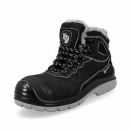 PÓŁBUTY BEZPIECZNE skóra nubuk sztuczne futerko podnosek wkładka antyprzebiciowa podeszwa antypoślizgowa odporna na oleje benzynę rozpuszczalniki antyelektrostatyczna VICTOR LOW S3 FO SR - 39-47