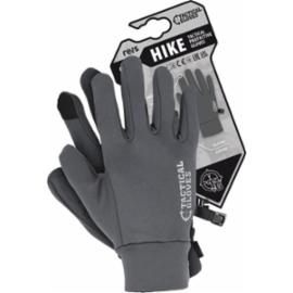 RTC-HIKE - Rękawice ochronne nakropienie z silikonu na części chwytnej ściągaczklamerka pozwalająca na spięcie rękawic dzianina: 95% poliester 5% elastan - 8-10