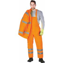 S-VIS - spodnie ochronne ogrodniczki ostrzegawcze 2 kolory - M-3XL.