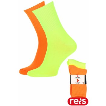 Skarpety damskie męskie dzianina pięta Y płaski szew praca trening odblaskowe widoczne nylon elastan BST-NEO - 35-38-42-46