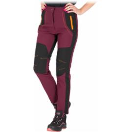 SLENDER-L - Spodnie ochronne do pasa, damskie 3 kieszenie softshell 4-kierunkowy stretch 94% poliester 6% elastan membrana TPU polar 100% poliester 300-310 g/m² - 36-50